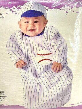 Fun World Baby Costume Baseball Little Allstar Cosplay Set Size OS